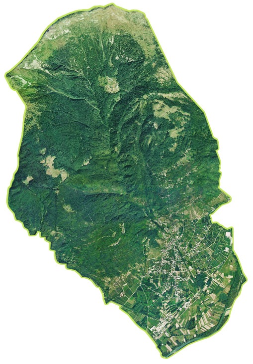 Mappa dei percorsi bike a bianzone